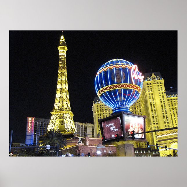 Paris Las Vegas Photo Poster Print (Front)