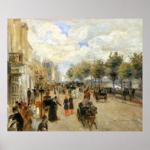 Paris, Le Quai Malaquais, by Renoir Poster