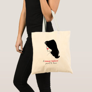 Paris - Le Rouge Baiser (The Red Kiss) Tote Bag