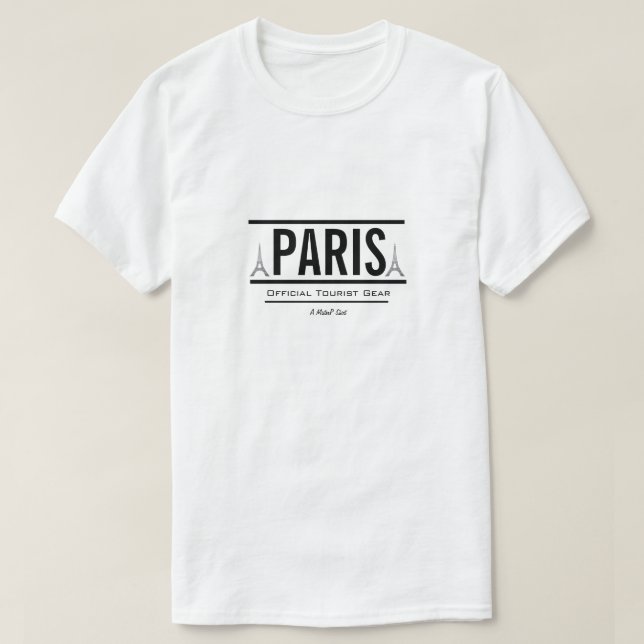 Paris (Light) - A MisterP Shirt (Design Front)