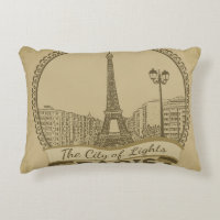 Paris Lights: Vintage Landscape Postcard