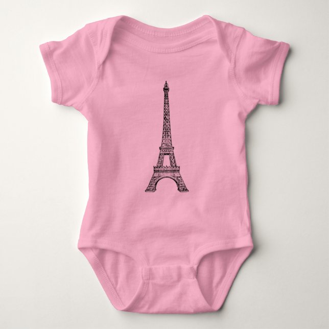 PARIS LINE BABY BODYSUIT (Front)