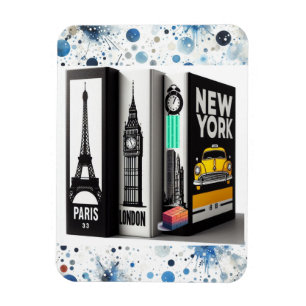 Paris London New York Books  Magnet