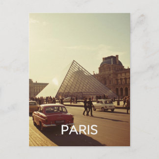 Paris Louvre Postcard