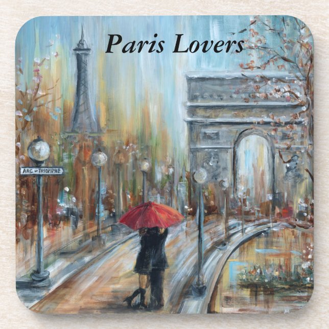 Paris Lovers Coasters (Front)