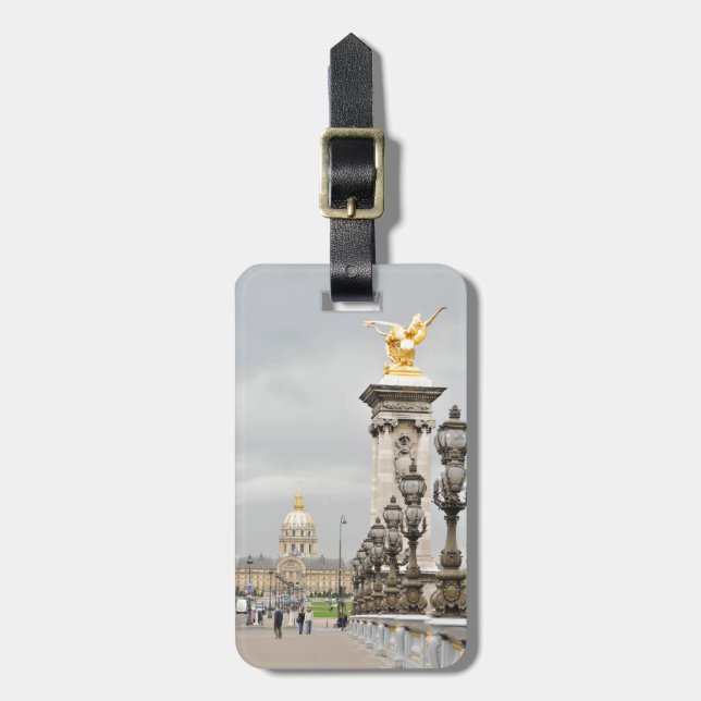 Paris Luggage Tag (Front Vertical)