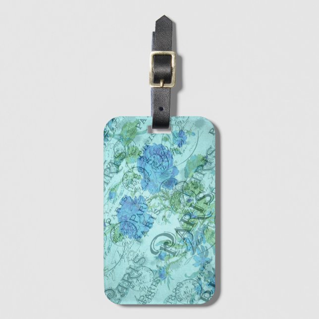 Paris Luggage Tag (Front Vertical)