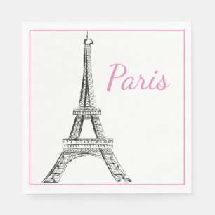 Paris Luncheon Paper Napkins