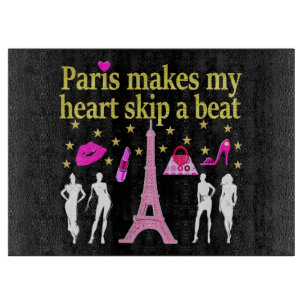 PARIS MAKES MY HEART SKIP A BEAT CUTTING BOARD