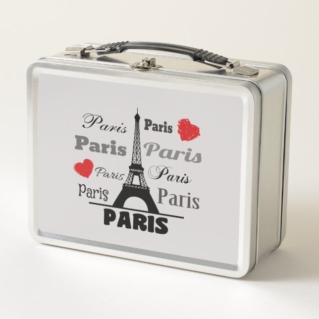 Paris Metal Lunch Box (Front)