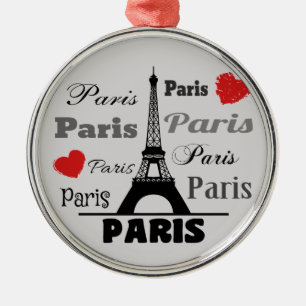 Paris Metal Tree Decoration
