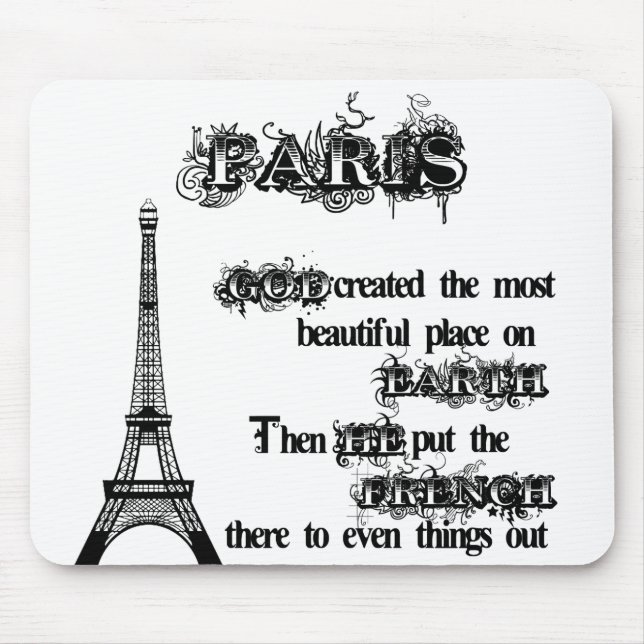 Paris Mouse Pad (Front)