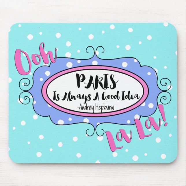 "Paris" Mouse Pad (Front)