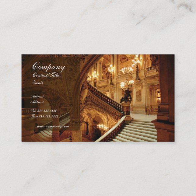 paris museum business card (Front)