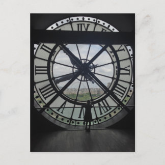 Paris Museum D'Orsay Clock Postcard