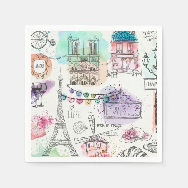 Paris  napkin (Front)