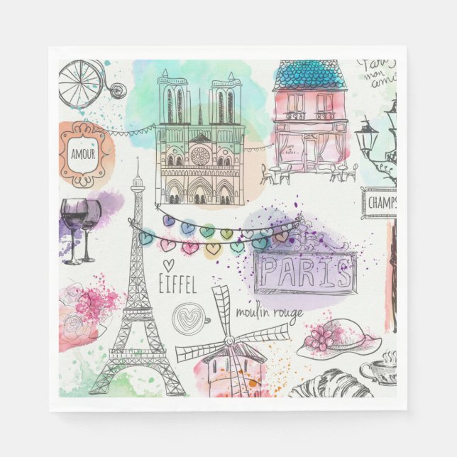 Paris  napkin (Front)