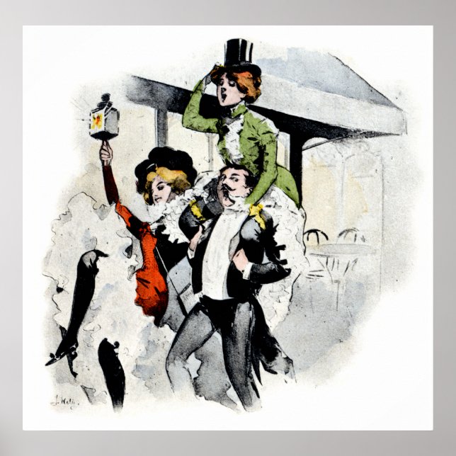 Paris Nightlife no. 4 Poster (Front)