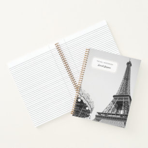 Paris Notebook Gift Personalised Paris Journal