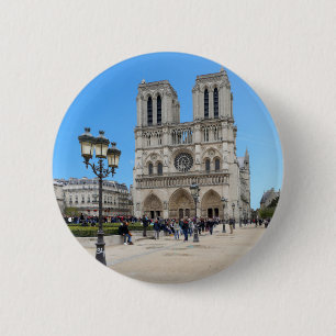 PARIS Notre Dame 6 Cm Round Badge