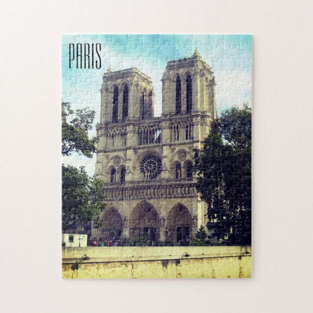 paris notre dame jigsaw puzzle (Vertical)