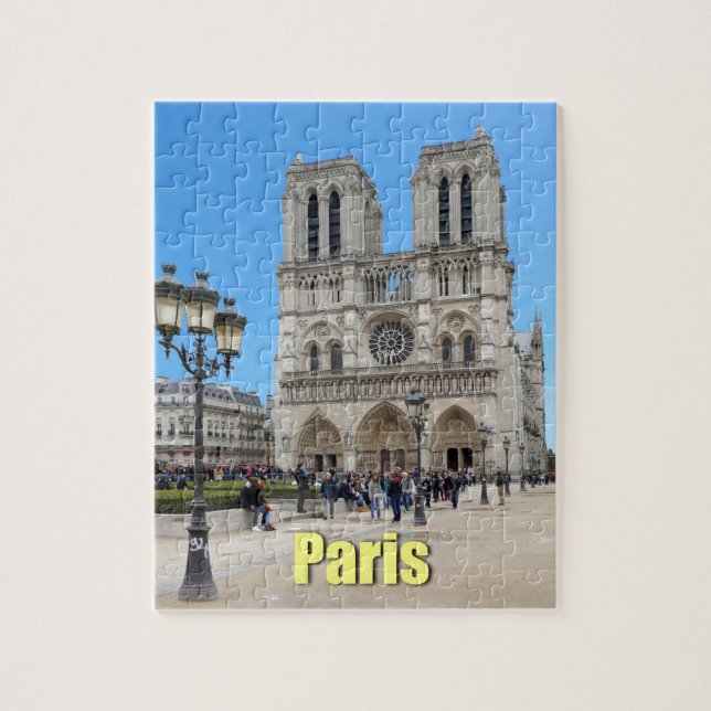 PARIS Notre Dame Jigsaw Puzzle (Vertical)