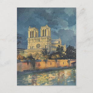 Paris Notre Dame Postcard