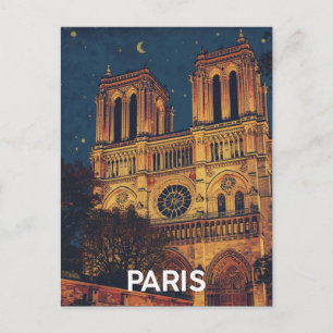 Paris Notre Dame Postcard