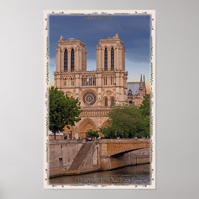 Paris - Notre Dame Poster (Front)