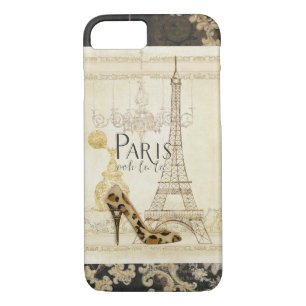 Paris ooh la la Fashion Eiffel Tower Chandelier iPhone 8/7 Case