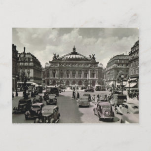 Paris, Opera, 1930 Postcard