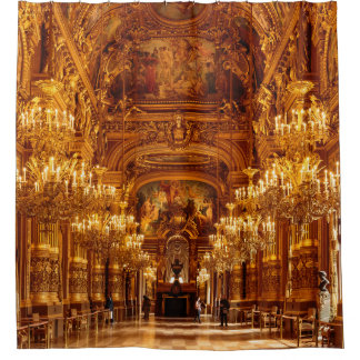 Paris Opera Garnier Interior View Shower Curtain