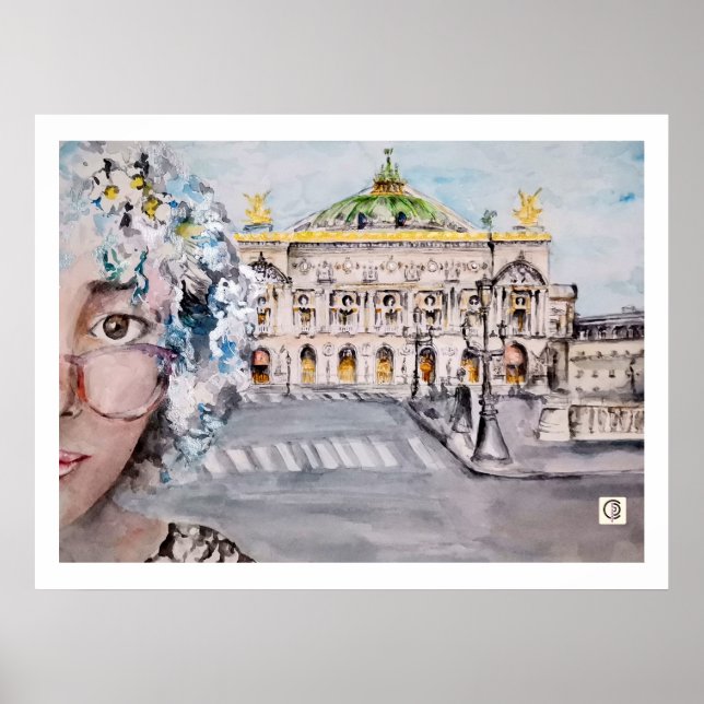 Paris. Opera Garnier Poster (Front)