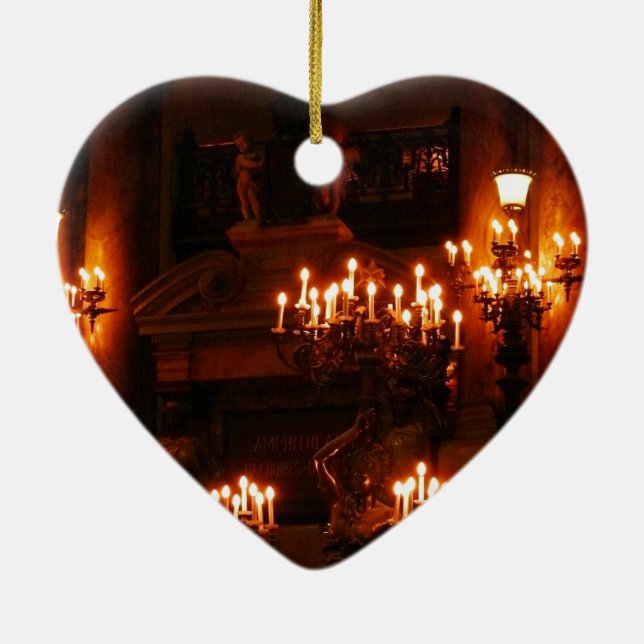 Paris Opera House / Palais Garnier Ceramic Tree Decoration (Back)