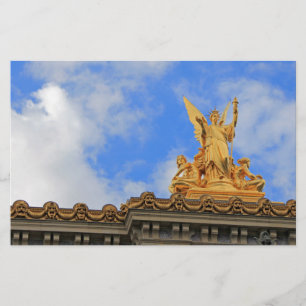 Paris opera house stationery