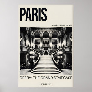 Paris Opera Print - Palais Garnier Grand Staircase