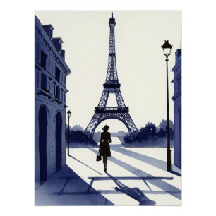 Paris painting  poster