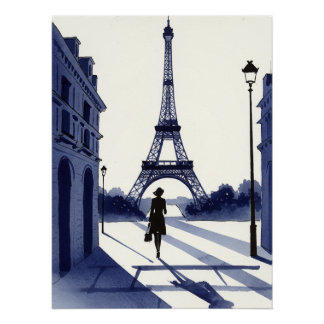 Paris painting  poster