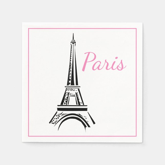 Paris Paper Napkins (Front)