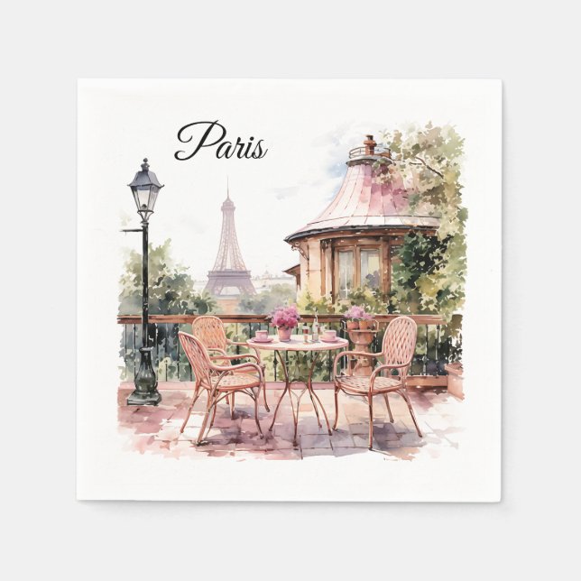 Paris Paper Napkins (Front)