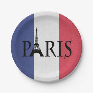 Paris Paper Plate