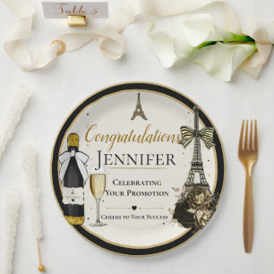 Paris Paper Plates Promotion