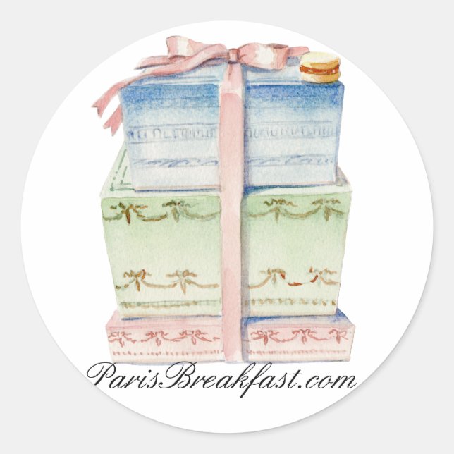 Paris Pastry sticker (Front)