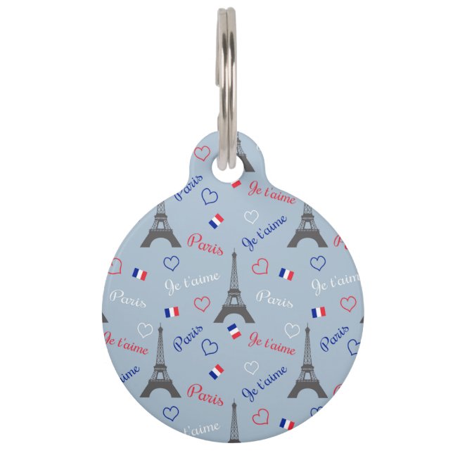 Paris Pet Tag (Front)