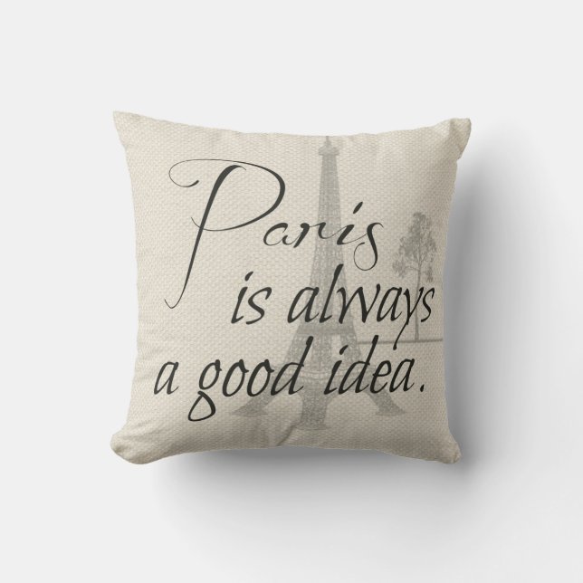 Paris Pillow (Front)