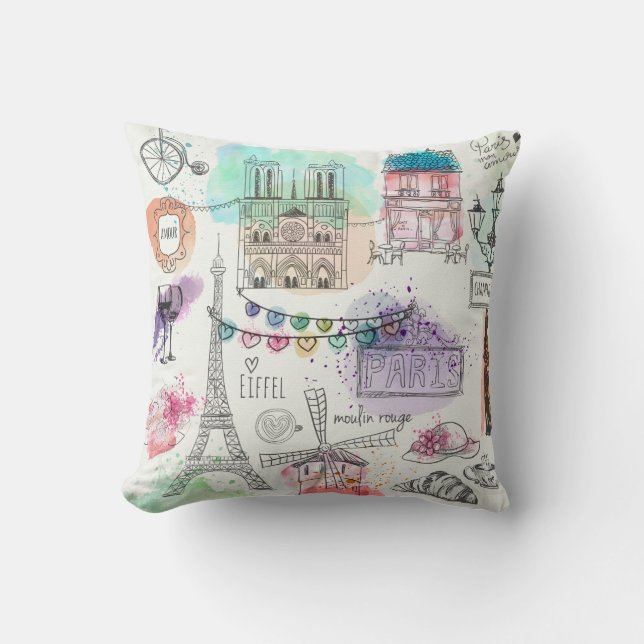 Paris Pillow (Front)