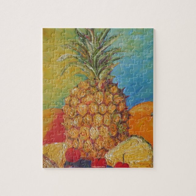 Paris' Pineapple Jigsaw Puzzle (Vertical)