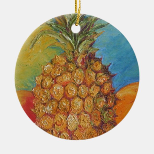 Paris' Pineapple Ornament (Front)