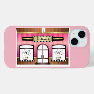 Paris Pink French Patisserie iPhone 15 Case