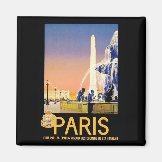 Paris ~ Place del la Concorde Magnet (Front)